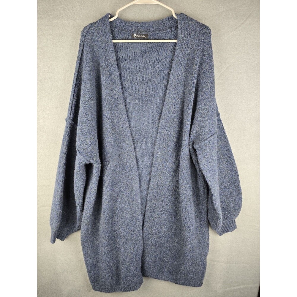 PRETTYGARDEN Oversized Open Front Cardigan Women Large Cozy Knit Sweater Cottage